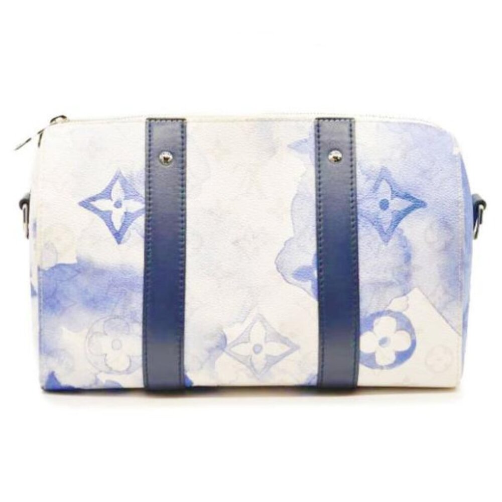 LOUIS VUITTON Monogram Watercolor City Keepall Blue  DR0281 - Picture 4 of 16